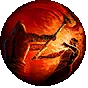Knockback support gem artwork
