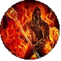 Searing Flame I support gem artwork
