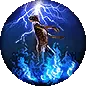 Stormfire support gem artwork